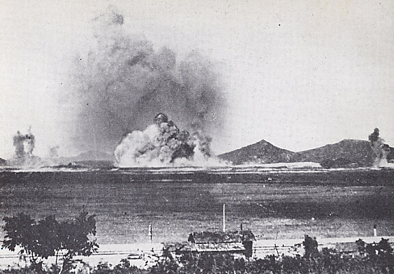 Sovtsk bombardovn japonskch postaven na Zaozernoj