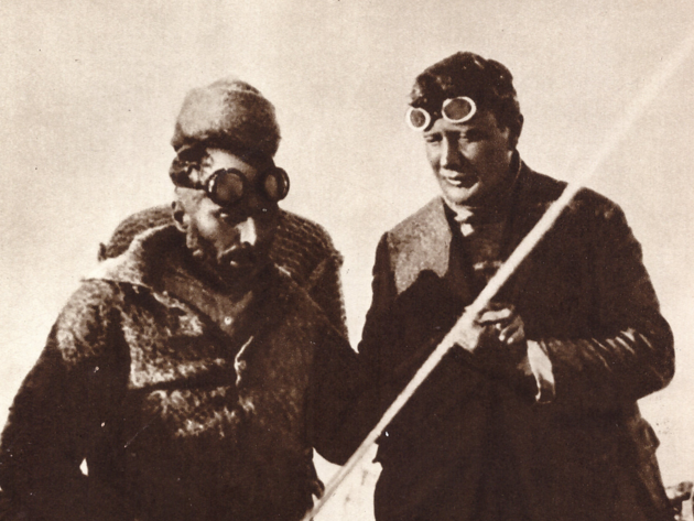 Frantiek Bhounek a generl Nobile na ke ledov.