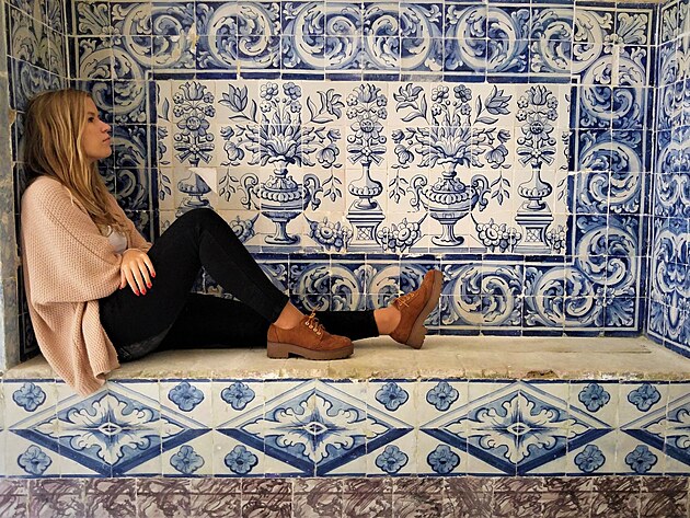 azulejos na Montejuntu ve vinastv Quinta do Convento