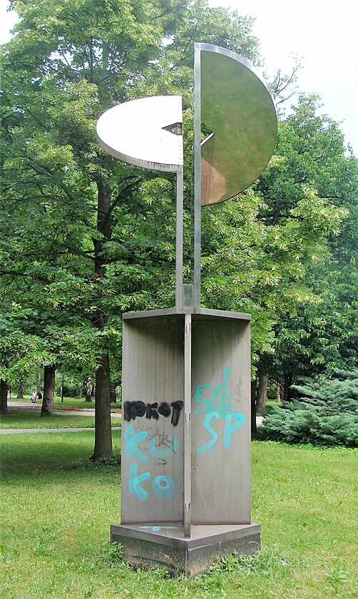 Plastika v parku Milady Horkov, Ostrava