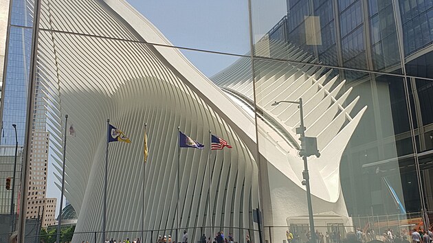 Oculus od Santiaga Calatravy v tsn blzkosti Ground Zero.