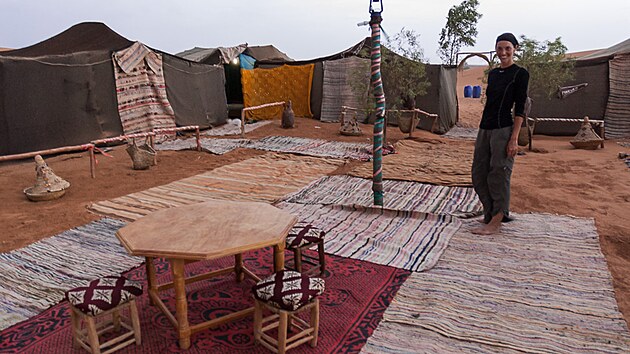 Kemp v pouti, Merzouga.