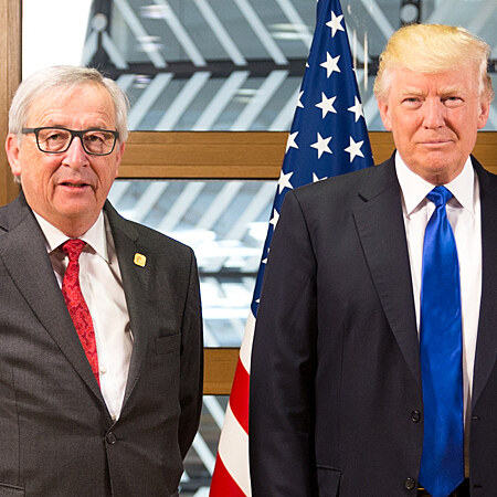 JUncker Trump