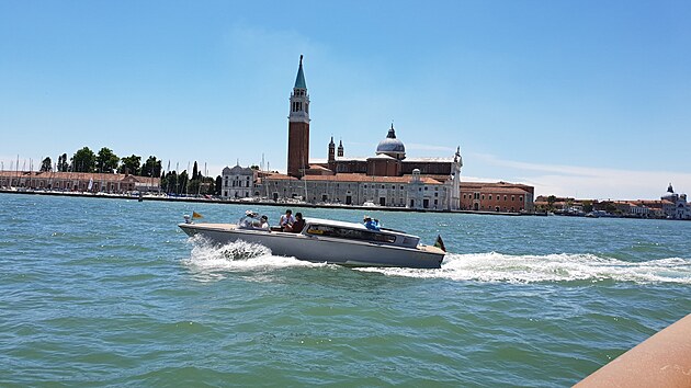 Cestou na San Giorgio Maggiore.