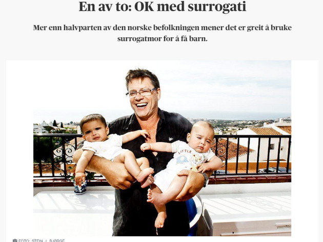 Psychiatr je v Norsku velmi znm hlavn jako propagtor nhradnho matestv. Polovina Nor podporuje mylenku vyuvn surogtnch matek. Vce: https://www.aftenposten.no/norge/i/0KrvA/En-av-to-OK-med-surrogati