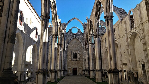 Convento do Carmo - kostel bez stechy