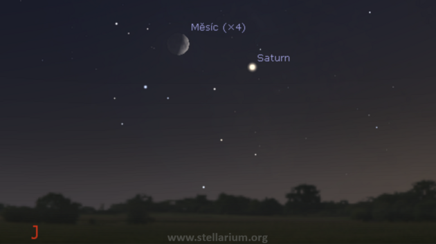 Msc veer po konjunkci se Saturnem 15. 10. 2018.