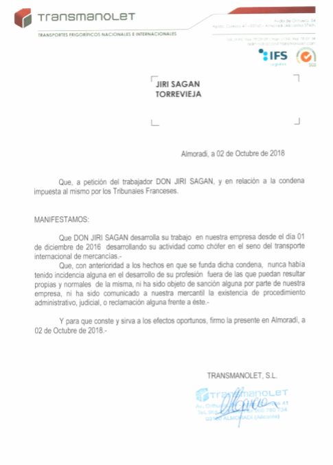 Podpora od firmy, pro kterou pan Sagan momentln pracuje. Jde podle nich o spolehlivho lovka, na nho si nikdy nikdo nestoval a byl zcela bezproblmov.