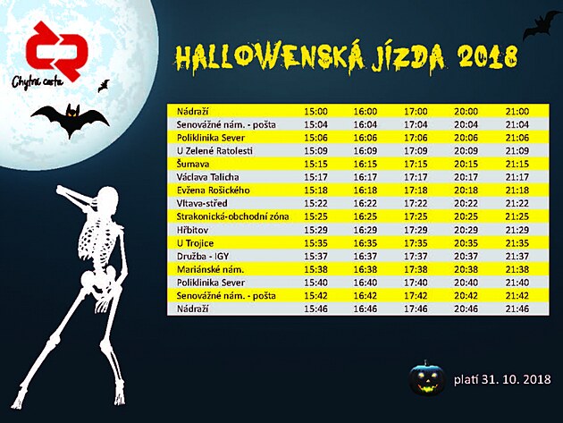 Jzdn d halloweenskho autobusu