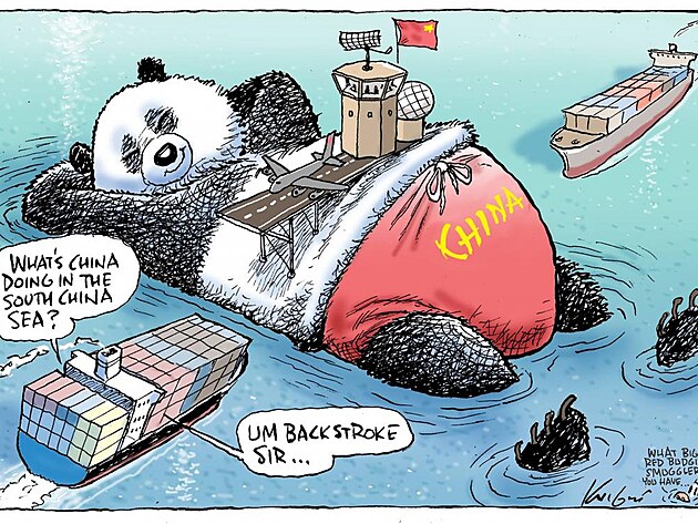 Backstroke in South China Sea