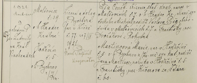 Digitalizovan� matrika v archivu HMP