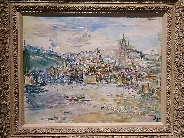 Pohled na Malou Stranu a Hradany, O. Kokoschka, 1936-37