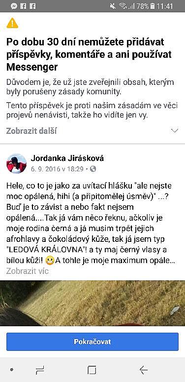 Za tento 2,5 roku star� p��sp�vek o opalov�n� nyn� nesm�m 30 dn� pou��vat facebook.