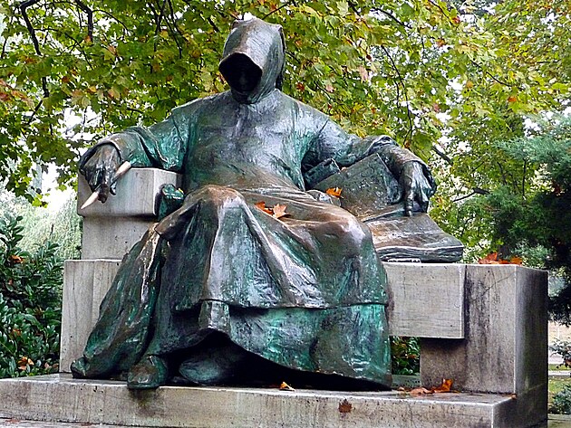 Anonym  socha v mstskm parku v Budapeti. Vytvoil ji Mikls Ligeti v r. 1903.
