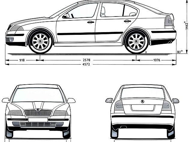 koda Octavia II.