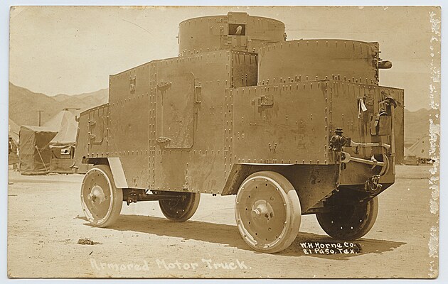 Testovac vozidlo US Army, Mexiko, 1916