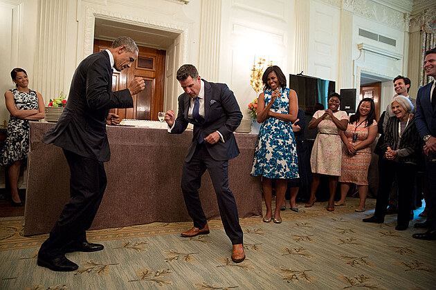 Presidentsk Twist  Uka nm tanec Jeremy  - 18.5.2015. White House, Washington DC (Public domain)