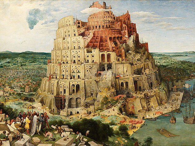 Pieter Brueghel   Levels adjusted from File:Pieter_Bruegel_the_Elder_-_The_Tower_of_Babel_(Vienna)_-_Google_Art_Project.jpg, originally from Google Art Project.