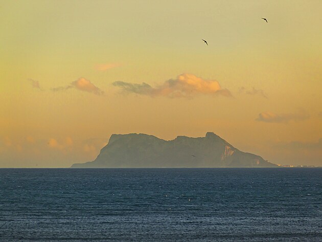 Andaluzsk veer, s pohledem na Gibraltar