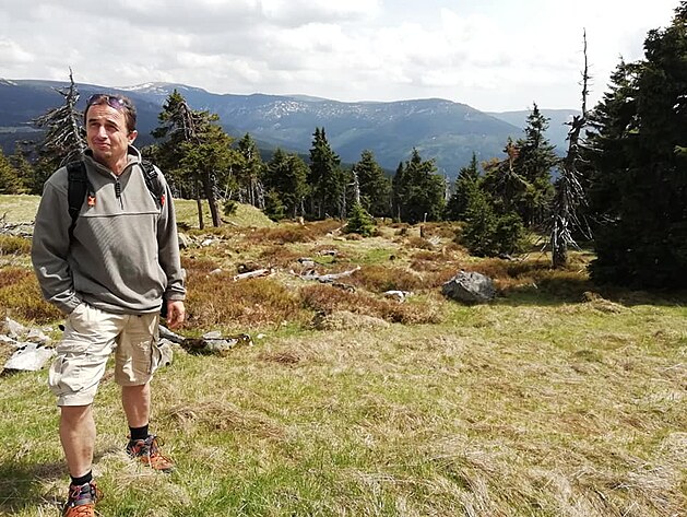 Můj horal s Horalkou v batohu na Horalce :)