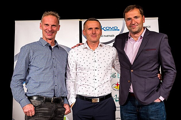 Dominik Ha�ek, Franti�ek Trkal a Robert Z�ruba