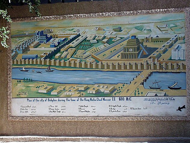 pl�n starov�k�ho Babyl�nu (wikipedie)