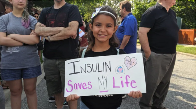 Z demonstrace Karavany inzulinu v Kanadskm Windsoru