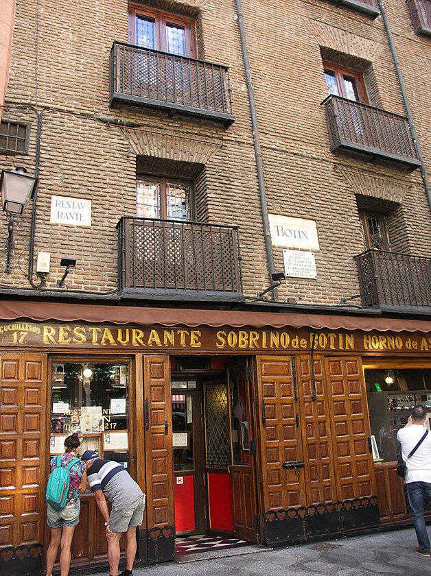 Sobrino de Botin, nejstar restaurace na svt, z 18. stolet