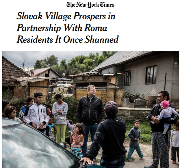 �l�nek o Spi�sk�m Hrhov� v New York Times. - https://www.nytimes.com/2017/09/09/world/europe/slovakia-roma-spissky-hrhov-integration.html