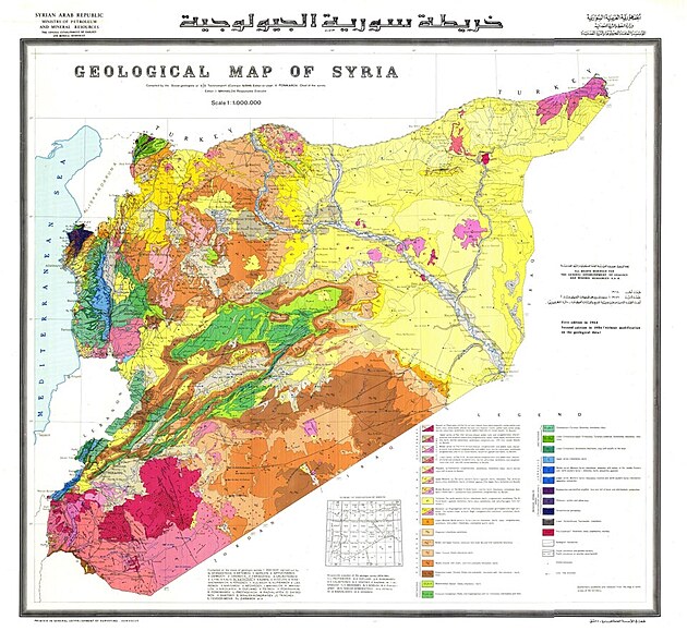 (Mapa . 1: Geologick mapa Srie, zdroj: Reddit.com)
