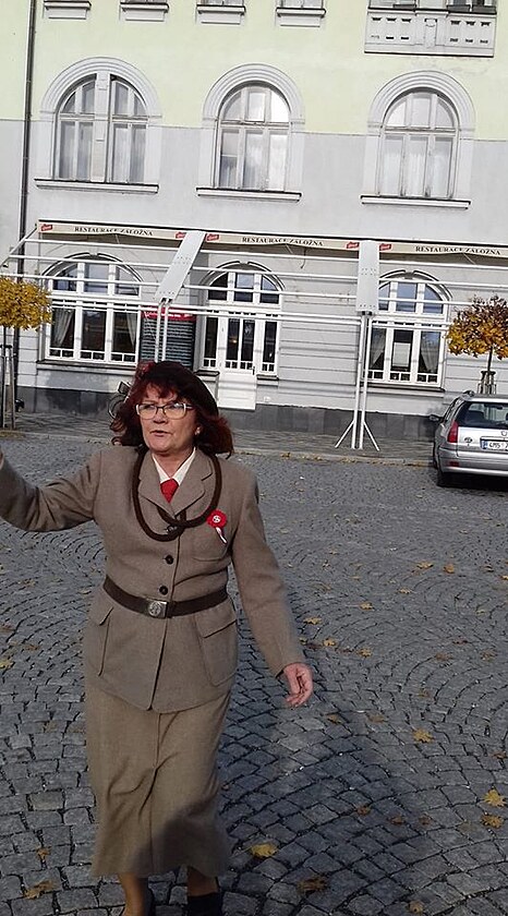 Litovel,  n�m. P�emysla Otakara a Z�lo�na.