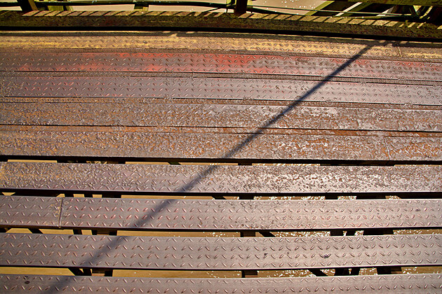 Detail mostu focen� o rok pozd�ji.