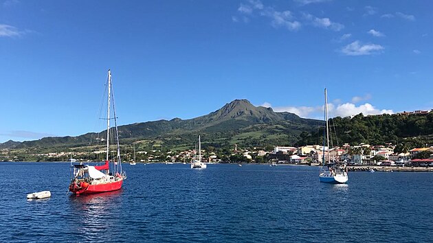 St. Pierre a vulk�n Mont Pel�e