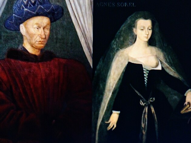 Kral Karel VII. a Agnes Sorel
