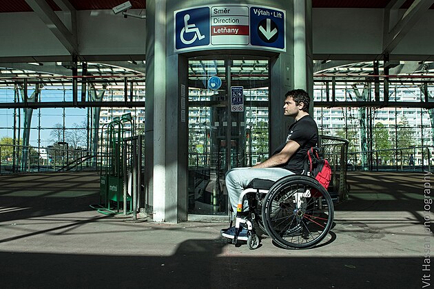Handicapovan sportovec Martin Zach.