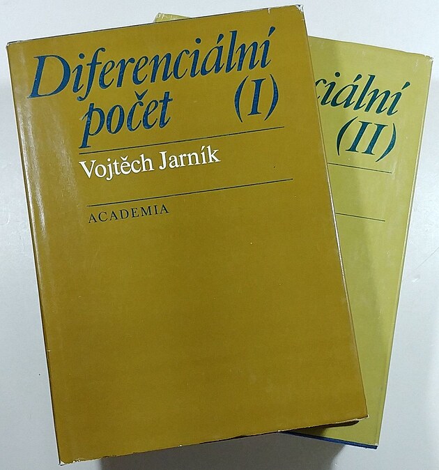 Dv ze ty Jarnkovch knih o diferencilnm a integrlnm potu, kter jsme se mli nauit na V.