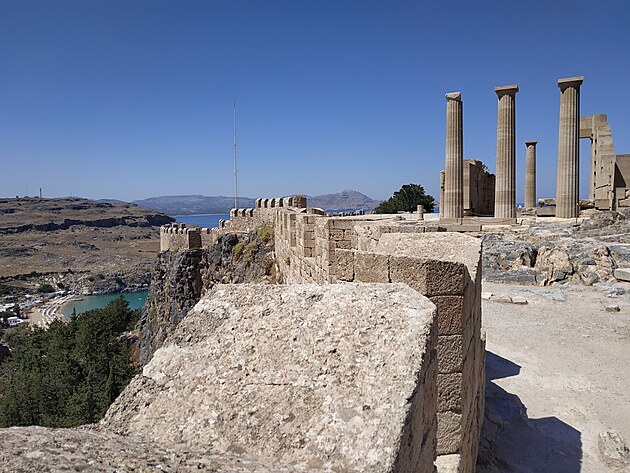 Akropole v msteku Lindos