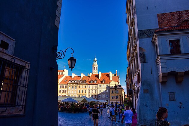 Varavsk Starwka. Cel Varava byla za vlky srovnna se zem. Vechno Polci museli znovu postavit.