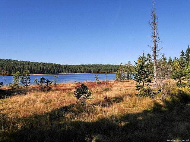 V�hled z chodn��ku na ba�inu u n�dr�e Bed�ichov