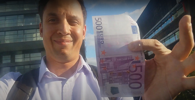 500 eurov� bankovka
