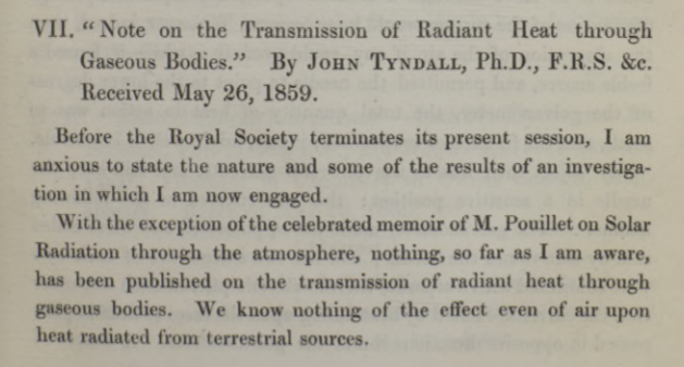 Tyndall 1859-60