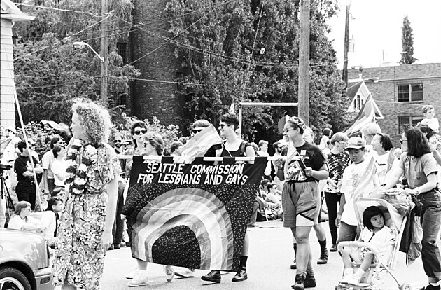 Gay Pride parade, 1993, Seattle