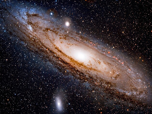 Galaxie v Andromed, kter je zde nam pokusnm krlkem.