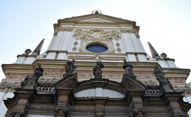 Pr��el� kostela sv. Ign�ce z Loyoly na Karlov� n�m�st� v Praze