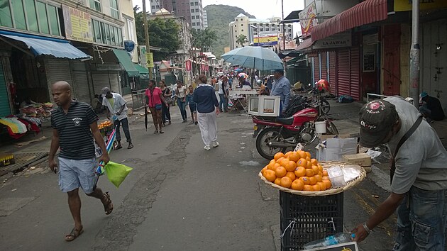 Konc trhy v Port Luis
