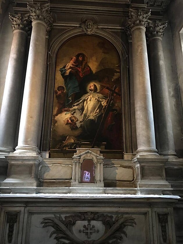 Zjeven Panny Marie sv. Janovi Nepomuckmu