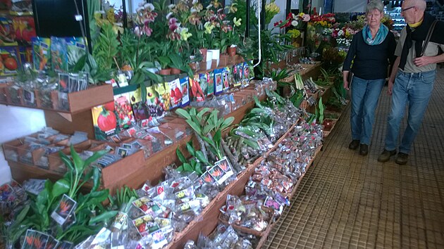 Trh s produkty Madeiry.