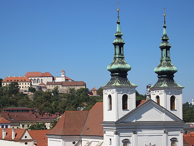 Pohled ze Star� radnice na �pilberk.