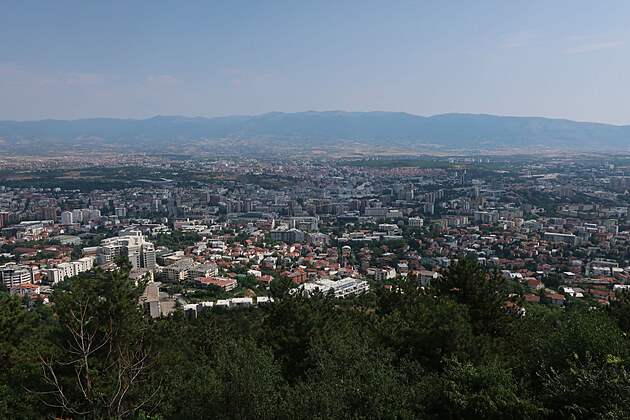 Skopje z nadhledu