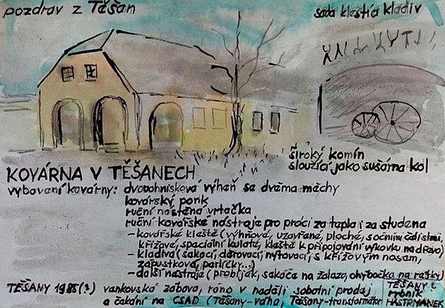 kovárna v Těšanech